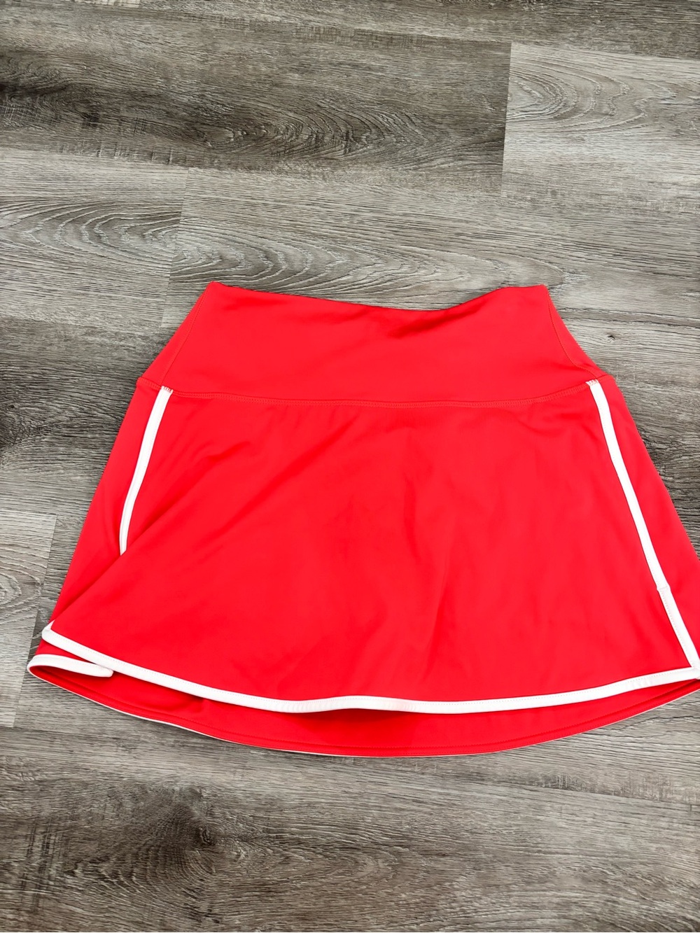 DSG Athletic Red Skirt with White Trim - Women's Sport Skort size medium